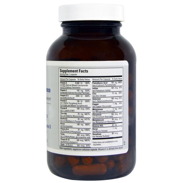 Metabolic Maintenance, The Big One, плюс 2000 МЕ витамина D без железа, 100 капсул MBM-00523 фото