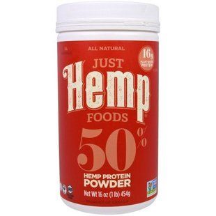 Just Hemp Foods, 50% Порошок Конопляного Белка, 16 унций (454 г) JHF-22150 фото
