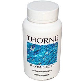 Thorne Research, Комплекс витаминов группы B №6, 60 капсул THR-10603 фото