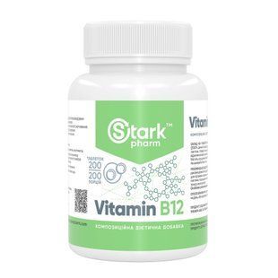 Stark Vitamin B12 50 mg - 200 tabs 100-41-3533968-20 фото