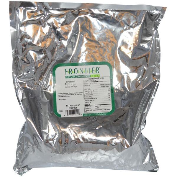 Frontier Natural Products, Порошкоподібний агар агар 16 унції (453 р) FRO-02200 фото