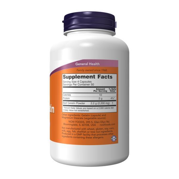 Beef Gelatin 550 mg - 200 caps 2023-10-2513 фото