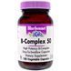 Bluebonnet Nutrition, В-комплекс 50, 100 капсул в растительной оболочке BLB-00412 фото 1