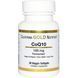 California Gold Nutrition, CoQ10, 100 мг, 30 мягких капсул в растительной оболочке CGN-00943 фото 1