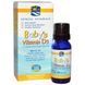 Nordic Naturals, Витамин Д3 для детей, 400 МЕ, 11 мл (0,37 fl oz) NOR-02732 фото 1