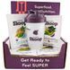 Healthy Skoop, Коробка с Образцом Протеина с Бутылкой для Смешивания, 5 шт HSK-00617 фото 1
