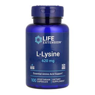 L-Lysine 620 mg - 100 vcaps (До 11.26) 2024-11-0321 фото