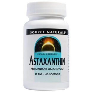 Source Naturals Астаксантин, 12 мг, 60 м'яких желатинових капсул SNS-02689 фото