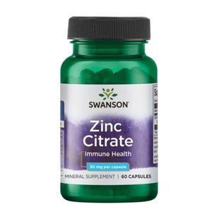 Zinc Citrate 30 mg - 60caps (Пошкоджена етикетка) 2024-11-0099 фото