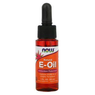 Now Foods, Натуральное E-масло, антиоксидантная защита, 1 жидкая унция (30 мл) NOW-00920 фото