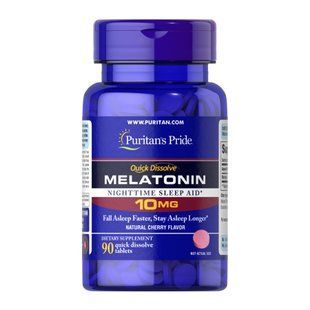 Quick Dissolve Melatonin 10 mg Cherry Flavor - 90 Tablets 2022-09-0291 фото