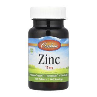 Zinc 15mg - 100 tabs 2023-10-4567 фото