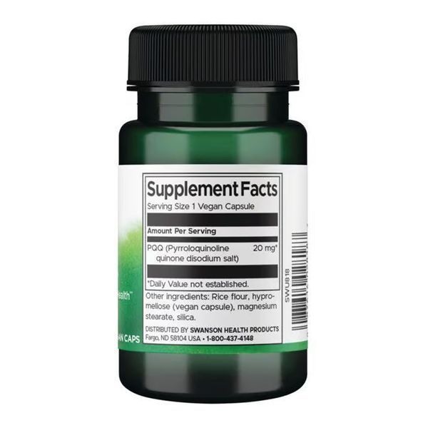 PQQ Pyrroloquinoline Quinone 20mg - 30 vcaps 2023-10-5874 фото