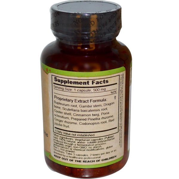 Dragon Herbs, Володушка и кости дракона, 100 растительных капсул DRA-00448 фото