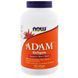 Витамины для мужчин Now Foods, ADAM, мужской поливитамин высшего класса, 180 желатиновых капсул NOW-03881 фото 1