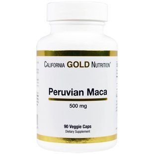 California Gold Nutrition, Перуанская мака, 500 мг, 90 вегетарианских капсул CGN-00949 фото