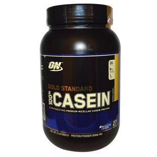 Optimum Nutrition, Gold Standard 100% Casein, Banana Cream, 2 lbs (909 g) OPN-02417 фото