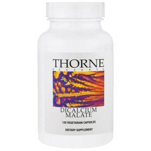 Thorne Research, Дикальций малат, 120 капсул в растительной оболочке THR-00650 фото