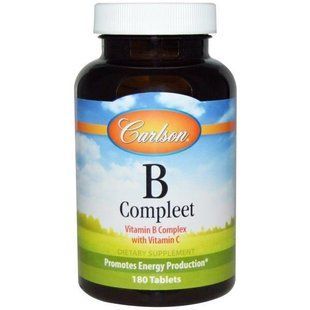Carlson Labs, B Compleet, 180 Tablets CAR-02014 фото