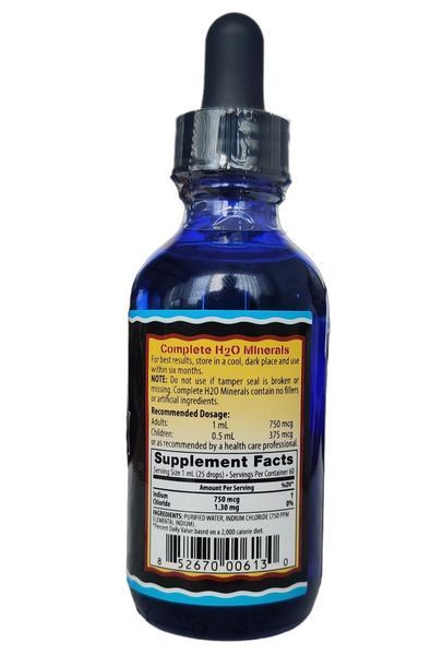 Indium Ionic 750 ppm 60 мл Complete H2O Minerals CHM-00613 фото