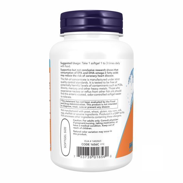 Omega-3 Enteric - 180 sgels 2022-10-0056 фото