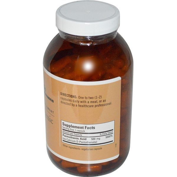 Metabolic Maintenance, Пантотеновая кислота, 500 мг, 250 растительных капсул MBM-00638 фото