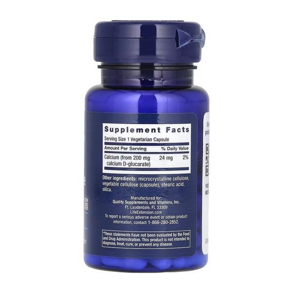 Calcium D-Glucarate 200mg - 60 vcaps 2023-10-4700 фото