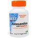 Doctors Best, Астаксантин с AstaPure, 3 мг, 60 вегетарианских мягких желатиновых капсул DRB-00413 фото 1