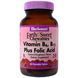 Bluebonnet Nutrition, EarthSweet, Vitamin B-6, B-12 Plus Folic Acid, Raspberry, 60 Chewable Tablets BLB-00445 фото 1