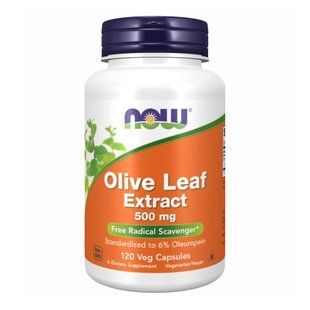 Olive Leaf Extract 500mg - 120 vcaps (Повреждена этикетка) 2023-10-7789 фото