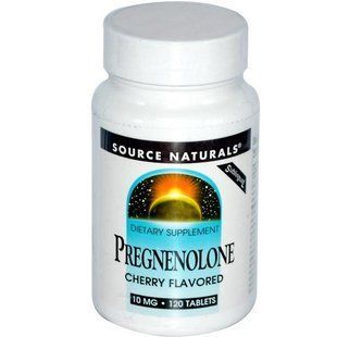 Source Naturals, Прегненолон, с ароматом вишни, 10 мг, 120 таблеток SNS-00672 фото