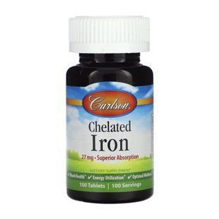 Chelated Iron - 100 tabs 2023-10-4569 фото