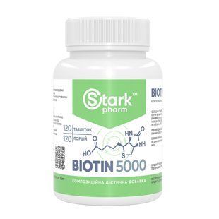 Stark Biotin 5000 - 120tabs 100-79-0897700-20 фото