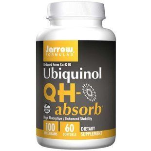 Jarrow Formulas, Убихинол QH-Absorb, 100 мг, 60 капсул JRW-06019 фото