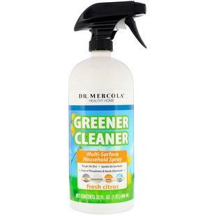 Dr. Mercola, Greener Cleaner, спрей для уборки, подходит для различных поверхностей, с запахом свежего цитруса MCL-01844 фото