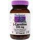 Bluebonnet Nutrition, L-карнітин, 250 мг, 60 капсул вегетаріанських BLB-00030 фото 1