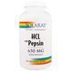 Solaray, HCL with Pepsin, 650 mg, 250 Capsules SOR-04815 фото 1