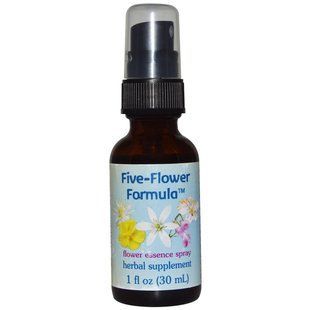 Flower Essence Services, Five-Flower Formula, спрей квіткової есенції, 30 мл FES-21040 фото