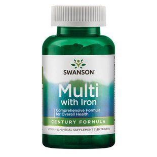 Multi with Iron Century Formula - 130tabs 100-76-7948278-20 фото