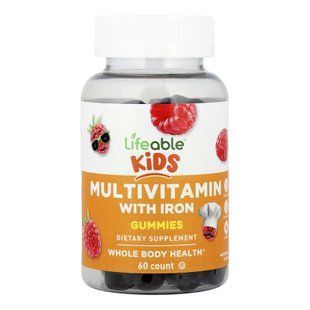 Multivitamin with Iron Kids - 60 gummies 2023-10-7283 фото