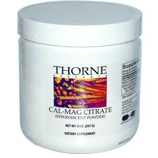 Thorne Research, Цитрат кальция и магния, Шипучий порошкообразный напиток, 8 унций (227 г) THR-22202 фото