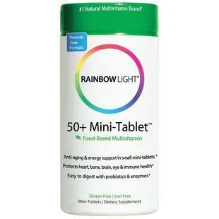 Rainbow Light, Мини-таблетки 50+, мультивитамины на основе продуктов питания, 90 мини-таблеток RLT-11342 фото