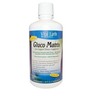 Vital Earth Minerals, Глюкоматрица, зі смаком натурального тропічного ананаса, 32 рідких унції (946 мл) VEM-00005 фото