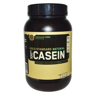 Optimum Nutrition, Натуральный 100% казеин золотого стандарта, со вкусом шоколадного крема, 2 фунта (909 г) OPN-02426 фото