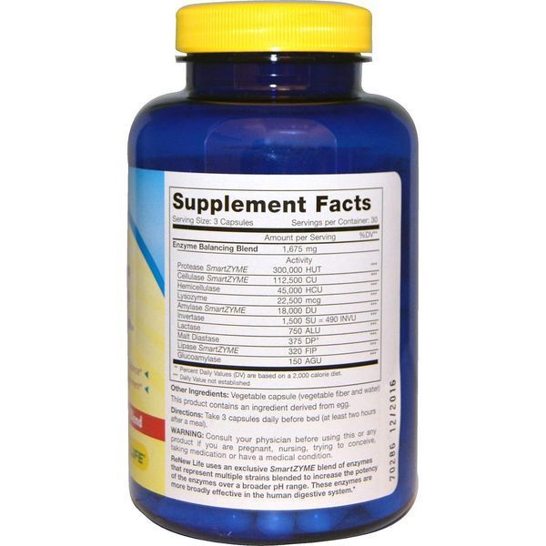 Renew Life, CandiZyme, 90 капсул на растительной основе REN-53519 фото