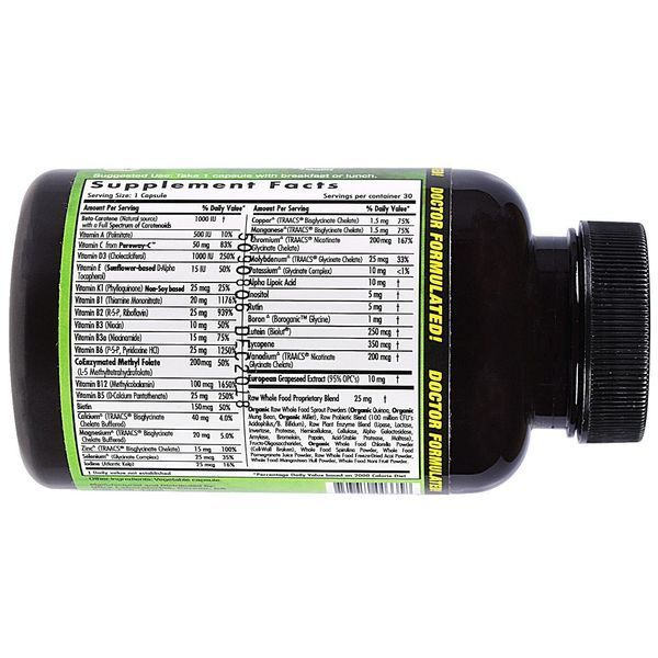 Emerald Laboratories, Multi Vit-A-Min, мультивитамины для мужчин, по 1 капсуле в день, 30 вегетарианских капсул EMR-00335 фото