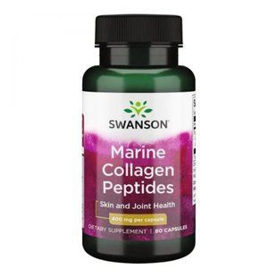 Type I Hydrolyzed Marine Collagen Peptides 400mg - 60 caps 2023-10-4061 фото