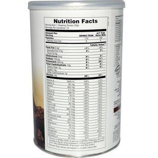 Natures Plus, Сыворотка Spiru-Tein, питание с высоким содержанием белка, со вкусом двойной помадки, 448 г NAP-45927 фото