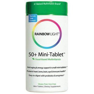 Rainbow Light, 50+ антивозрастной защитный комплекс витаминов, 180 мини-таблеток RLT-11343 фото
