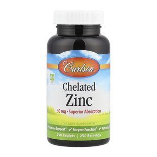 Chelated Zinc - 250 tabs 2023-10-4571 фото